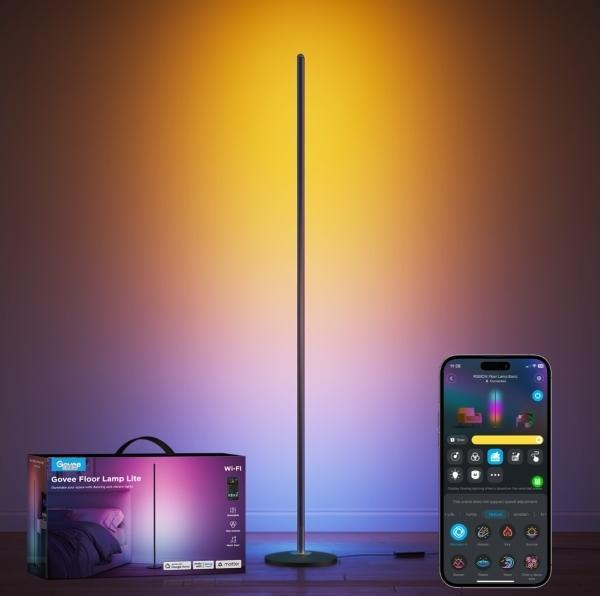 Produktbild Govee RGBICW Floor Lamp With Matter, H8076C13 (2200 lm)