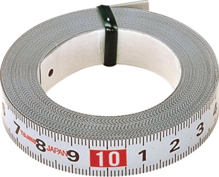 Produktbild Tajima Adhesive measuring tape 3m x 13mm, R - scale from right to left (M, mm, cm)