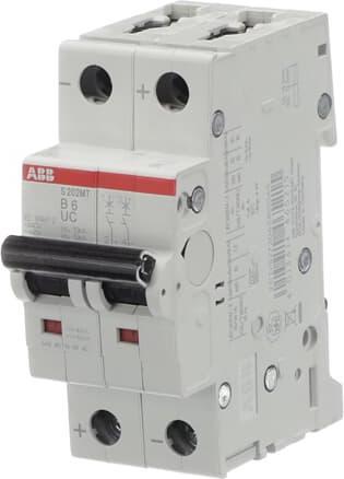 Actual product image ABB Automatic circuit breakerS202MT-B6UCB-Char. 10kA 6A 2P 2CDS272065R0065
