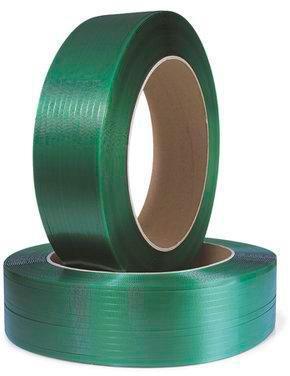 Transpak Strapping band width15.5xthickness0.72mm length 1750m polyester/PET green embossed core diameter...