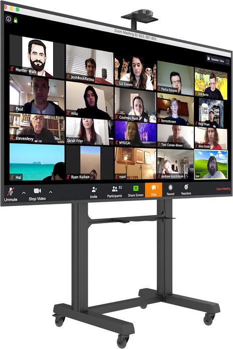 Produktbild Multibrackets TV Ständer bis 100", Metall, schwarz, max. 90kg (90 kg)