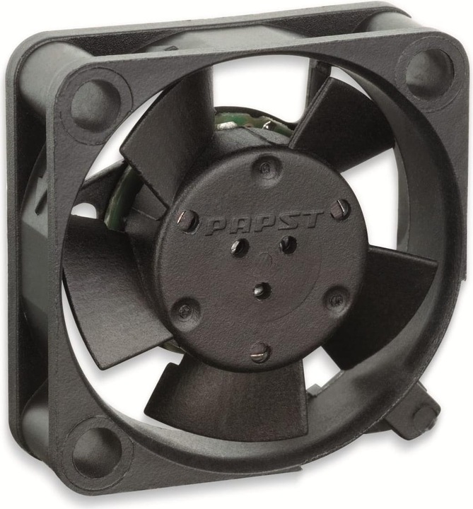 Produktbild Papst EBM-PAPST Axiallüfter, 252N, 12 V/DC, 9000 U/min, 3,4 m³/h, 15 dB(A), 0,5 W, 25 x 25 x 8 mm (5000 mm)