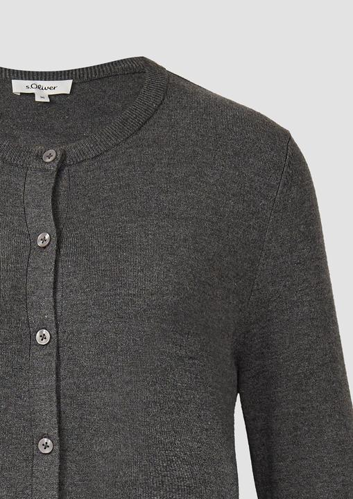 Produktbild s.Oliver Strickjacke Feinstrickcardigan aus Viskosemix (46)