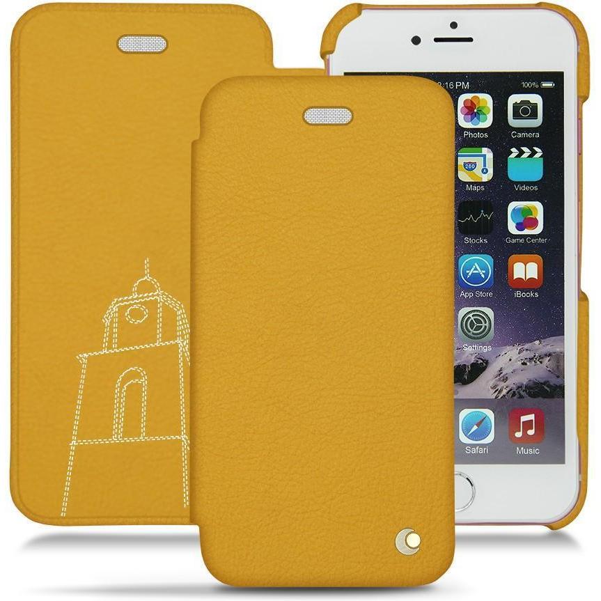 Thumbnail - Noreve Lederschutzhülle horizontal (Apple iPhone 6s Plus), Smartphone Hülle, Gelb