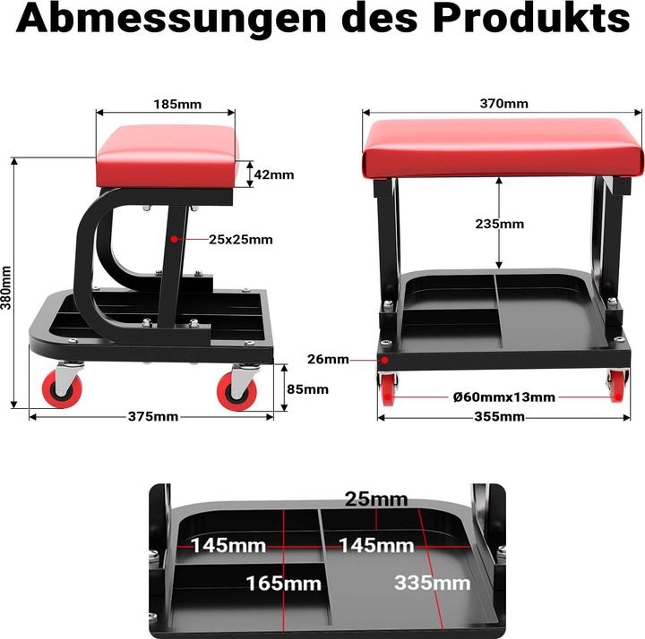 Actual product image Wiltec Workshop trolley (150 kg)