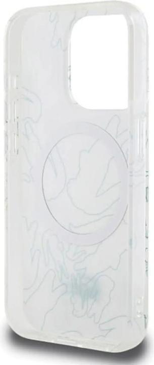 Actual product image Lacoste LCHMP15XUREH iPhone 15 Pro Max 6.7" biały/white hardcase Double Layer Repeat MagSafe (Apple iPhone 15 Pro Max)
