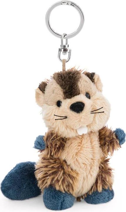 NICI GREEN Schlüsselanhänger Biber Harry Woodsnacker braun 10cm