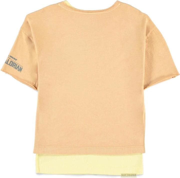 Immagine prodotto Difuzed The Mandalorian - Maglietta a maniche doppie per bambine - 122/128 (122, 128)