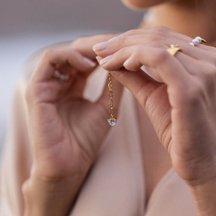 Immagine prodotto Purelei Catena d'amore infinita in oro (Acciaio inossidabile placcato oro 18 carati)