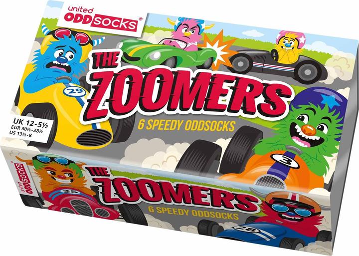 Actual product image United Oddsocks The Zoomers (Single pack, 30 - 38)