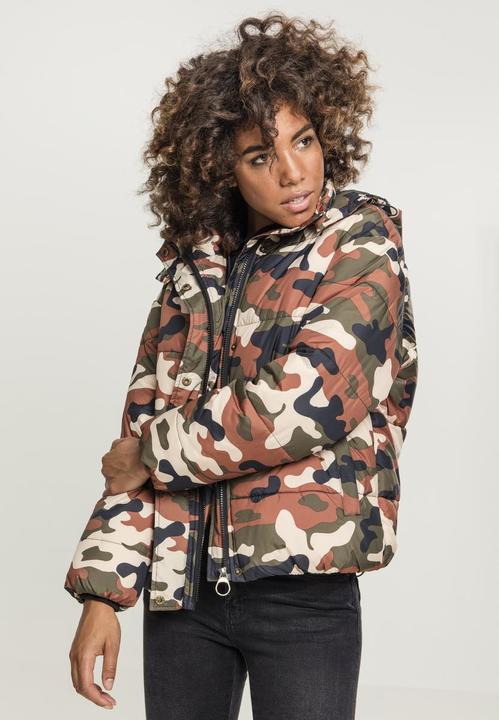Produktbild Urban Classics Ladies Boyfriend Camo Puffer Jacket (4XL)