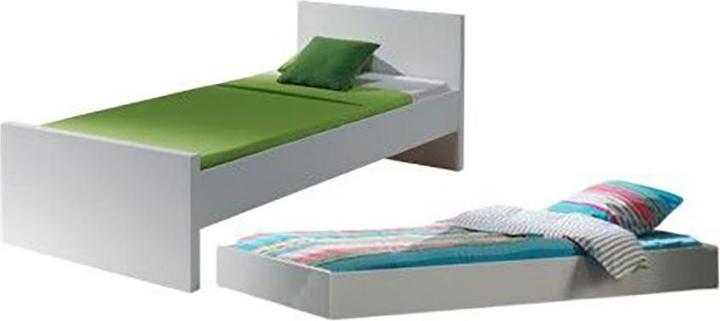 Vipack Lit Lara avec coffre de rangement (90 x 200 cm)