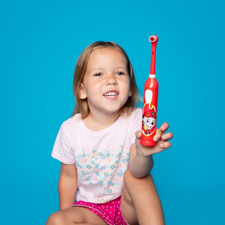 Produktbild Huslog Paw Patrol Kinderzahnbürste mit Oszillation KOSMO Rot (Oszillierende Zahnbürste)
