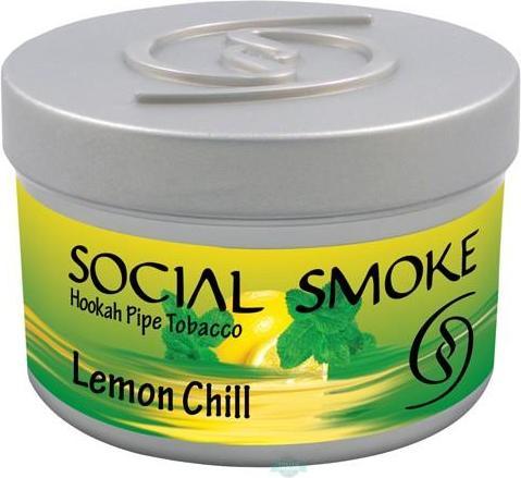 Produktbild Social Smoke Lemon Chill 100g (Minze, Zitrone)