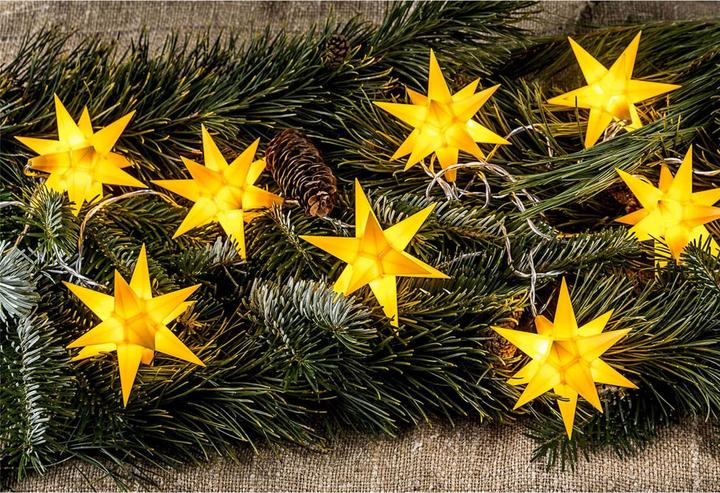 Produktbild Saico KunststoffSternenkette weiss CW621007 (0.25 m)