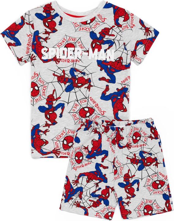 Actual product image Spiderman Boys Short-Sleeved Pyjama Set (104)