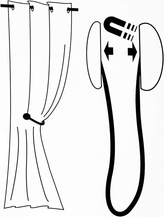 Actual product image Luance Mdf Tieback Magnet Sonora Natural