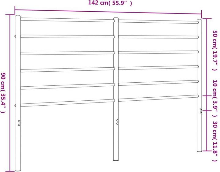 Image du produit vidaXL Kopfteil (142 x 3 x 90 cm)