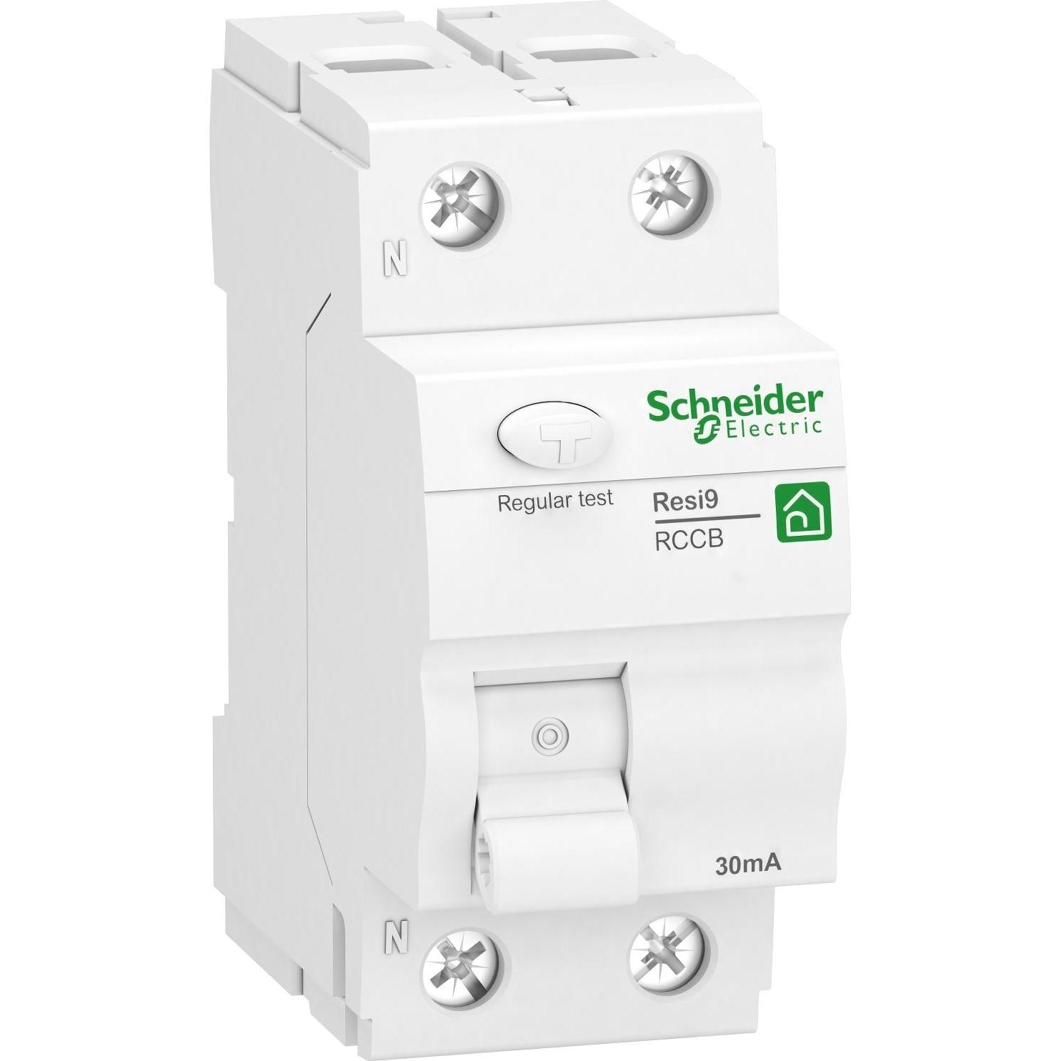 Thumbnail - Schneider Electric, Schutzschalter, R9R42225 Resi9 1P+N 25A 30mA Typ F Fehlerstrom-Schutzschalter