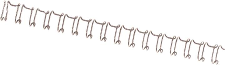 Image du produit GBC Fil de ligature 9,5mm, 34 anneaux, argent, 100 pcs.
