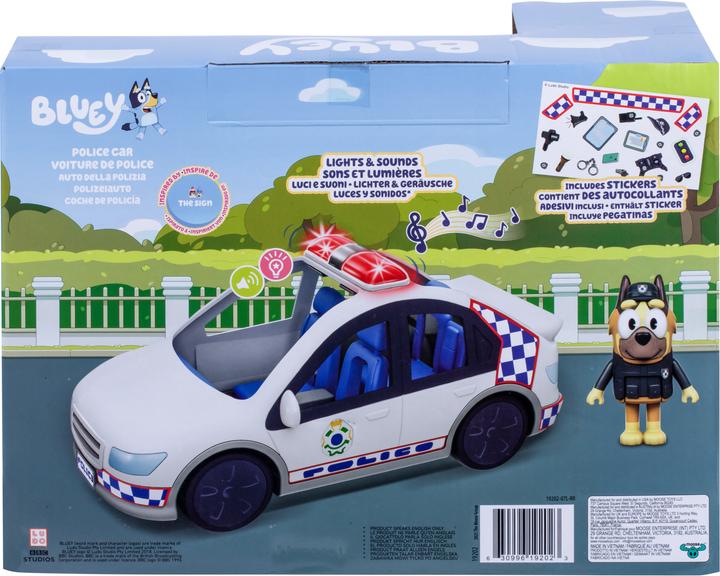 Actual product image Bluey - Police Car with Lights and Sound(90451)