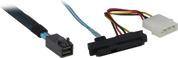 Produktbild Intertech Inter Tech Kabel Inter-Tech SFF 8643 -> 4x 8482, SATA Power (50 cm, SATA)