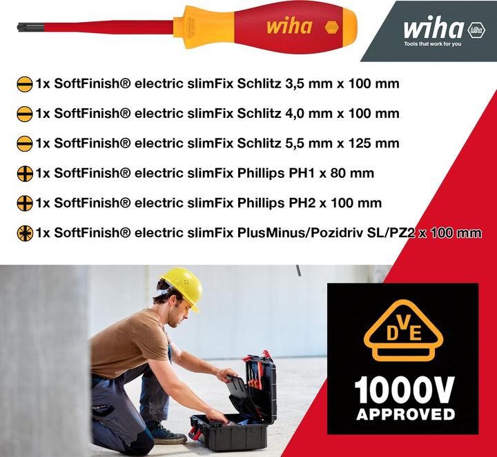 Produktbild Wiha Basic Set L electric (18 Teile)