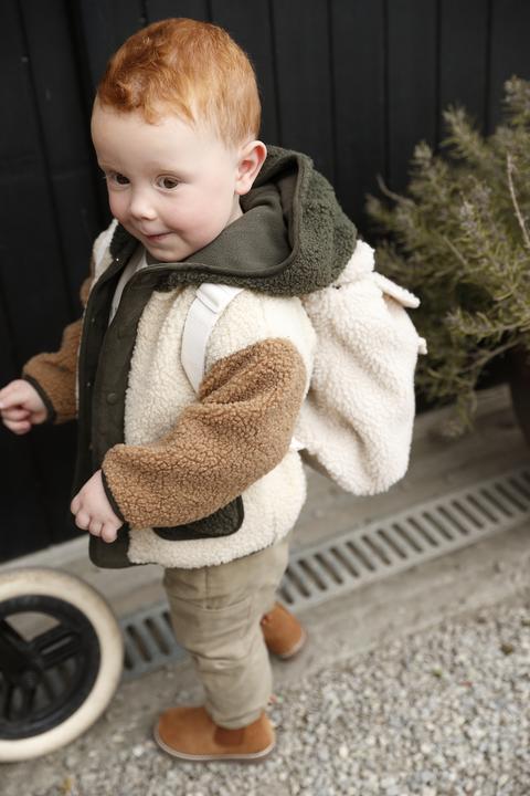 Immagine prodotto Vertbaudet Cappotto per neonati in pile di orsetto con cappuccio (86)