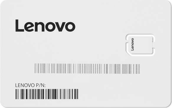 Actual product image Lenovo ThinkPad Thales eSIM card