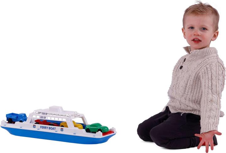 Produktbild Polesie Veerboot 45cm Incl. 4 Auto's