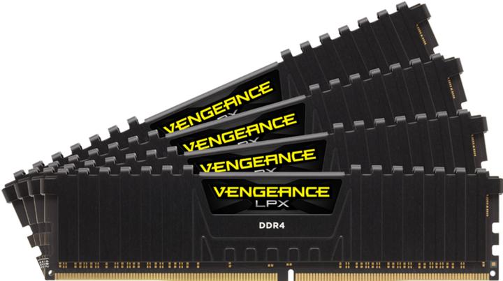 Actual product image Corsair Vengeance LPX Black DDR4 RAM 3600 MHz 4x 32 GB (4 x 32GB, 3600 MHz, DDR4-RAM, DIMM)