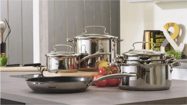 Immagine prodotto Tefal Duetto Plus (Set di pentole e padelle da cucina, Acciaio inossidabile)