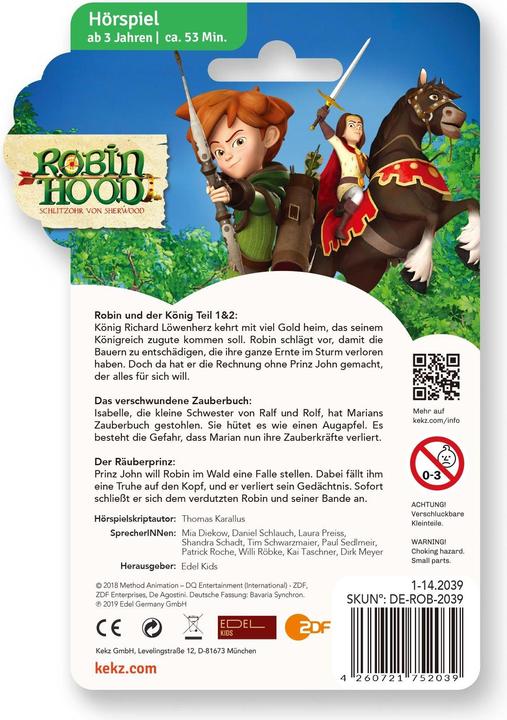Produktbild Kekz Audiochip Robin Hood und der König (Deutsch)