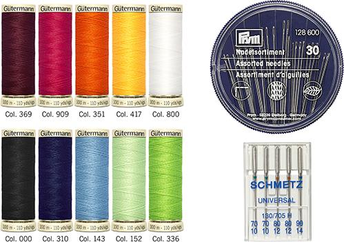 Image du produit Gütermann Machine à coudre universelle avec aiguilles à coudre