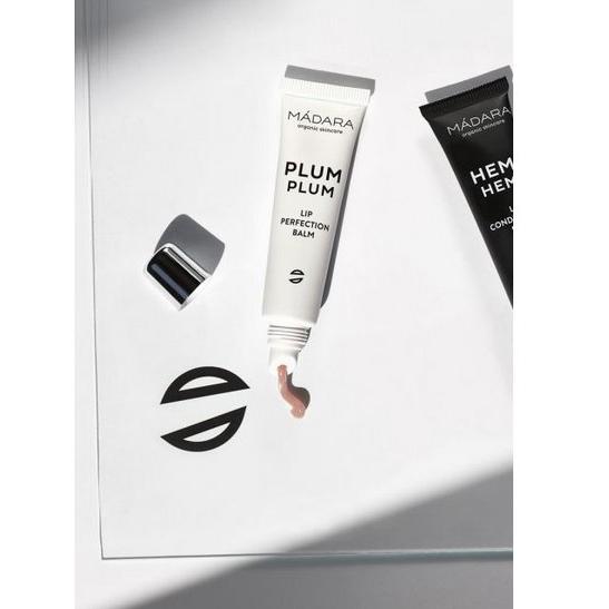Thumbnail - Madara, Lippenpflege, Lippenbalsam mit Pflaumenkernöl - Plum Plum Perfection Lip Balm (Balsam, 15 ml)