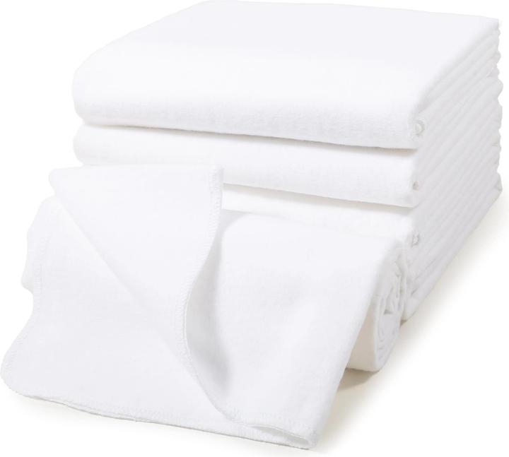 Produktbild Makian Moltontücher Moltontuch 5er Pack 80 x 80 - Weiss (80 cm, 80 cm)