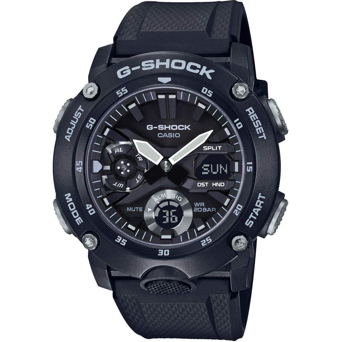 G-Shock Nero Orologio Da Polso, Ga-2000S-1Aer, (Cronografo, 51.20 Mm)