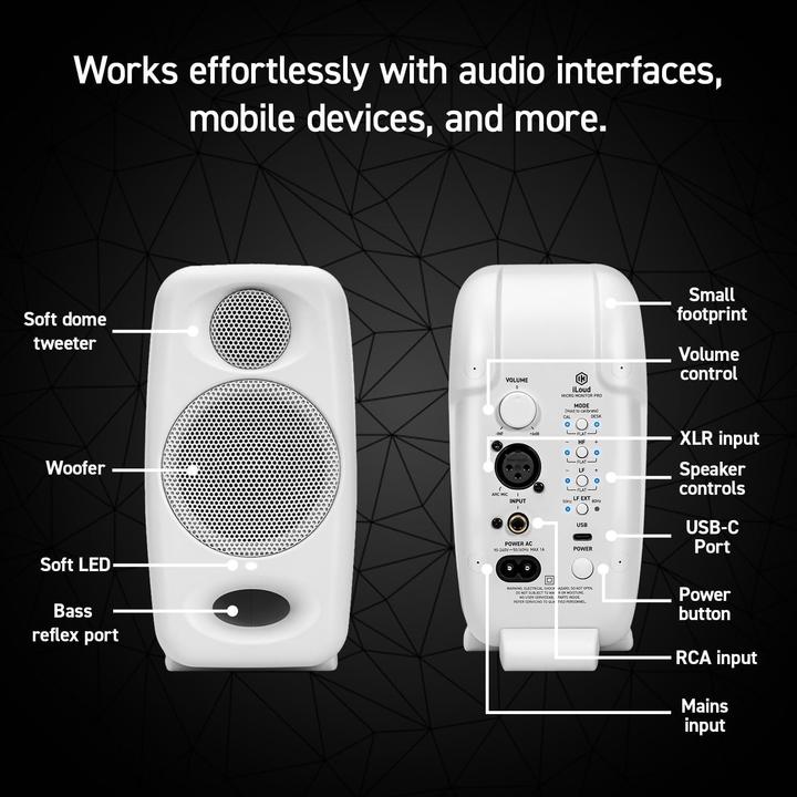 Productafbeelding IK Multimedia iLoud Micro Monitor Pro Pair (Actief, Paar, 2x 50 W)