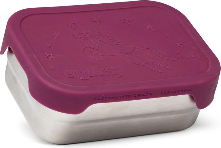 Ergobag Edelstahl Lunchbox Pferdestar