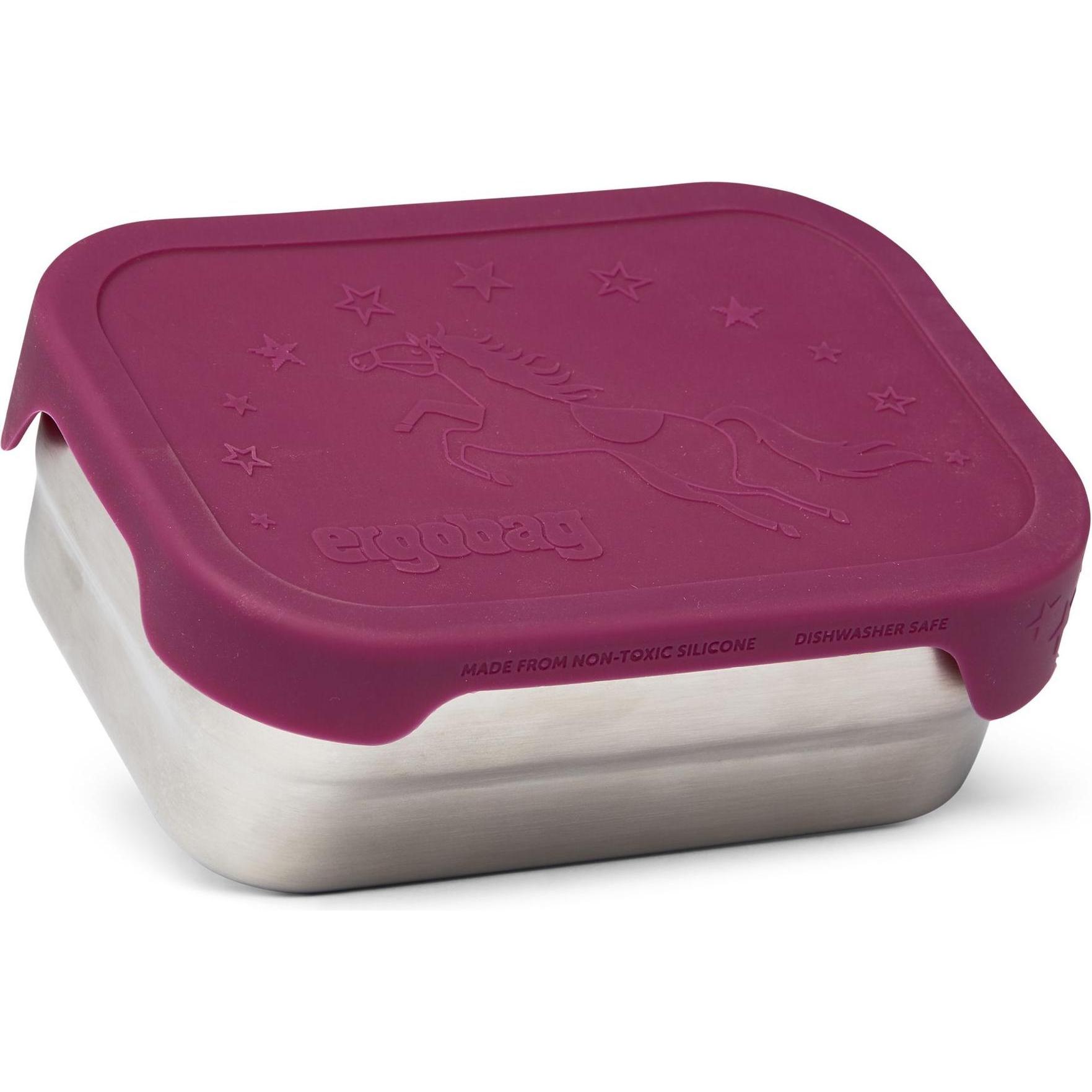Ergobag Edelstahl Lunchbox Pferdestar, Lunchbox, Mehrfarbig