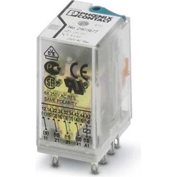 Phoenix Contact REL-IR4 Plug In Power Relay 24AC/4X21, Relais