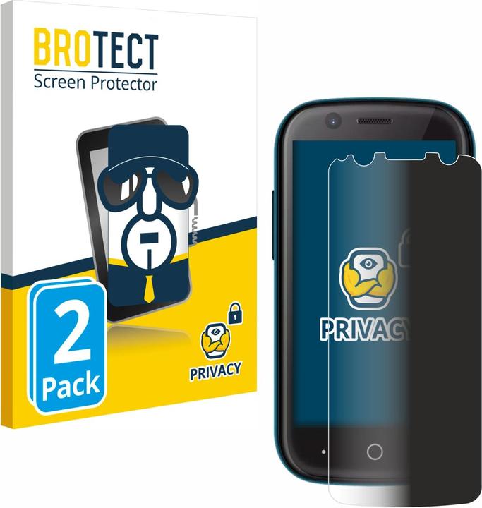 Actual product image BROTECT Anti-spy privacy film Blue light protection film (2 Piece, Unihertz Jelly 2)