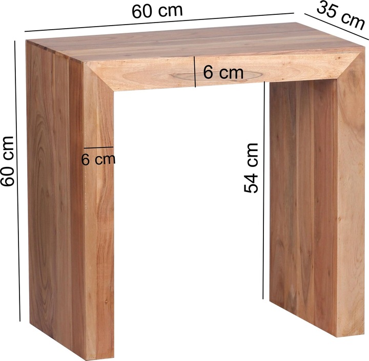Actual product image Wohnling Mumbai (60 x 35 x 60 cm)