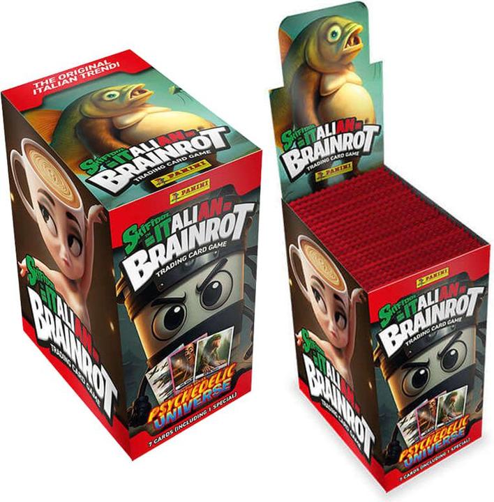 Image du produit Panini Skifidol Brainrot TC 24-Box (Anglais, Affichage du booster)