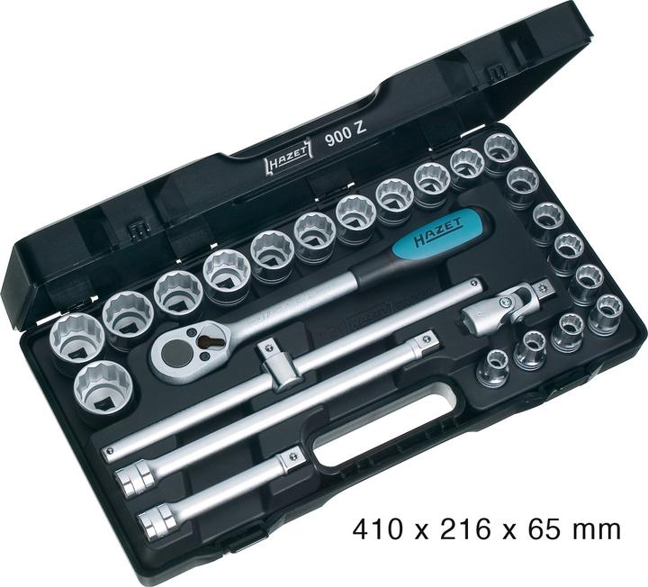 Actual product image HAZET Socket spanner set (32 mm, 18 mm, 11 mm, 12 mm, 20 mm, 19 mm, 27 mm, 15 mm, 25 mm, 13 mm, 21 mm, 14 mm, 29 mm, 10 mm, 30 mm, 23 mm, 26 mm, 22 mm, 17 mm, 28 mm, 16 mm, 24 mm, 31 mm)