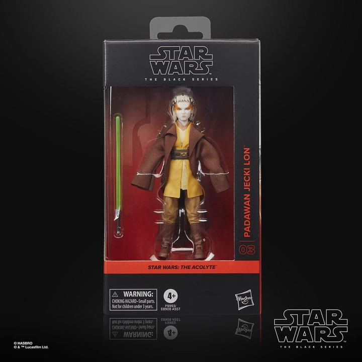 Image du produit Hasbro Star Wars : The Acolyte Black Series Figurine Padawan Jecki Lon 15 cm