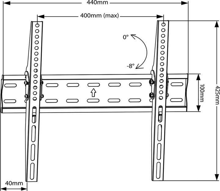 Produktbild Maclean MC-862 (Wand, 55", 40 kg)