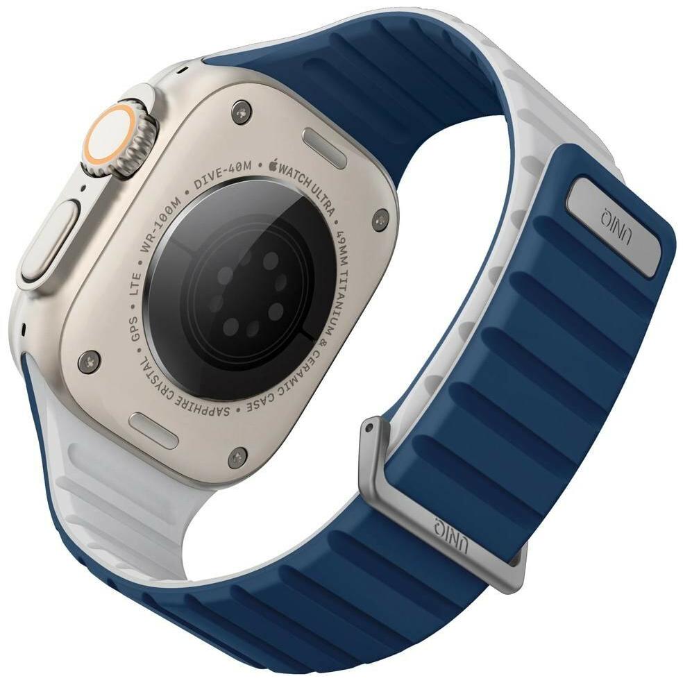 Uniq pasek Revix Evo Apple Watch Series 1/2/3/4/5/6/7/8/9/SE/SE2/Ultra/Ultra2 42/44/45/49mm Reversib (Edelstahl, Silikon...