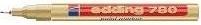 Productafbeelding Edding 780 Gloss Varnish Marker (Goud, 0.80 mm, 1 x)
