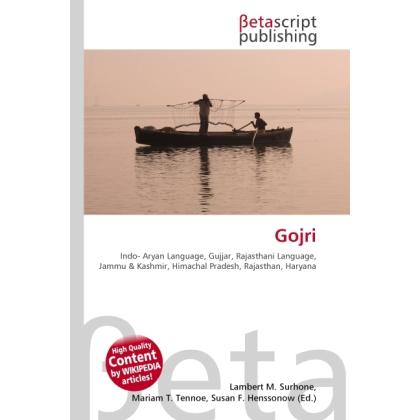 Thumbnail - Gojri, Fachbücher von Lambert M. Surhone, Miriam T. Timpledon, Susan F. Marseken